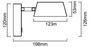 Open Design OR86546 - LED стенна лампа TIMO LED/6W/230V 3000/4500/6500K бежова