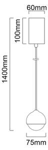 Open Design OR85099 - LED подвесен полилей на кабел BOLICINA LED/5W/230V златист