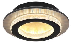 Globo 48042-12G - LED таванно осветително тяло JAYDEN LED/12W/230V Ø 20 см, черно