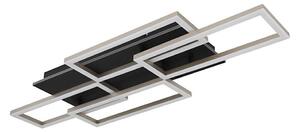 Globo 67359-40A - LED димируемо таванно осветително тяло JEFFRY 40W/230V 32,5x87,5 cm черно + дистанционно управление