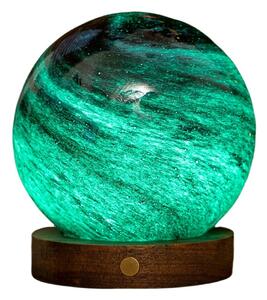 Тъмнокафява/в тъмно естествен цвят светлинна декорация с USB ø 12 cm Stellar Ocean – Gingko