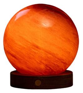 Тъмнокафява светлинна декорация с USB ø 12 cm Sand Storm – Gingko
