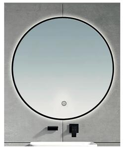 Brilagi - LED огледало за баня VENA BLACK, LED 19W, 230V, 60 см, IP44, CRI 90, с димиране и CCT