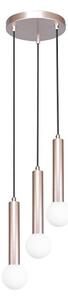 ITALUX PND-33574-3-CF - Полилей на кабел FILANO 3xG9/5W/230V розово злато