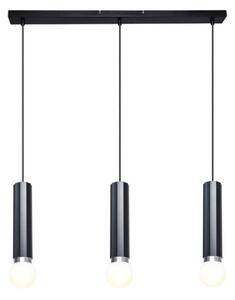 ITALUX PND-33849-3-BK - Полилей на кабел MACERA 3xE27/40W/230V черен