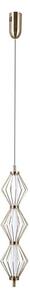 ITALUX PND-34403-3V-HBR - LED полилей на кабел SEVILLA LED/15W/230V 3000K златен