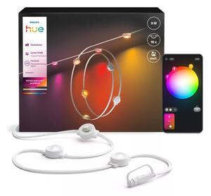 Philips - LED RGBW удължителна димируема външна гирлянда Hue FESTAVIA 16xLED 9m IP65