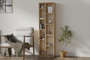 Рафт за книги Tomi, сапфирен дъб