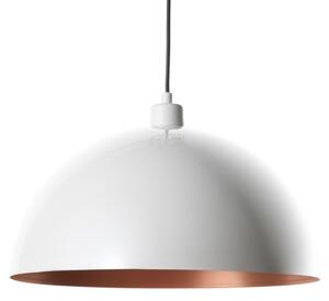 Brilagi - LED полилей на кабел METALO 1xE27/40W/230V диам. 40 см бял/меден