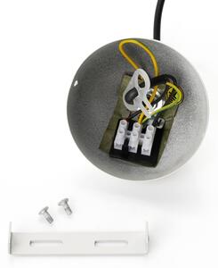 Brilagi - LED полилей на кабел METALO 1xE27/40W/230V Ø 60 cm бял/меден