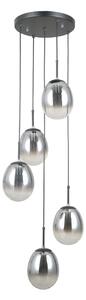 Висяща лампа MEOLO PND-40825-5-BK ITALUX