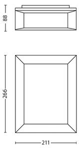 Philips 17293/93/16 - Външно стенно осветително тяло KARP LED/6W/230V IP44