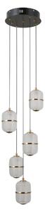 Висяща лампа ALANI PND-34375-5-BK ITALUX