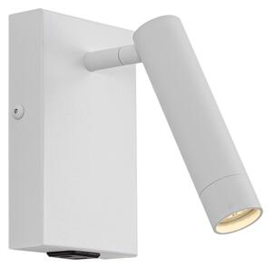 Модерна стенна лампа бяла регулируема с USB-C - Croft