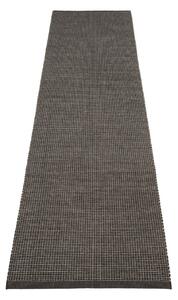 Антрацитна пътека за открито и закрито 70x300 cm Emm Black Linen – Pappelina