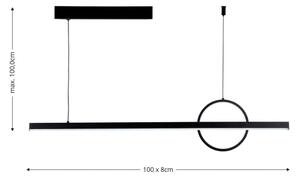 Brilagi - LED регулируем полилей NIVIO LED/20W/230V 3000-6000K с DO
