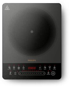 Котлон Philips HD5850/90, 2000W, 1 нагревателна зона, 10 степени на мощност, 8 програми, таймер, заключване за деца, черен