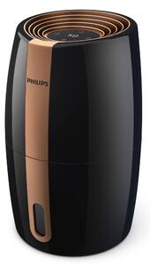 Овлажнител на въздух Philips HU2718/10, 17W, 2 l резервоар, подходящ за помещения с площ до 32m², 3 скорости, таймер, черен