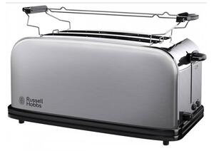 Тостер Russell Hobbs Adventure 2 Slice Long Slot, 8 степени, 2 зони, функция за претопляне, тава за трохи, 1000W