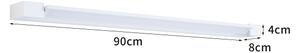 BRILAGI - LED Външно стенно осветително тяло AQUA LINE LED/24W/230V 90 cm IP44 бяло