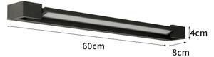 BRILAGI - LED външно стенно осветително тяло AQUA LINE LED/18W/230V 60 cm IP44 черно