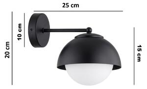 BRILAGI - Стенна лампа COSMO 1xE27/60W/230V черна