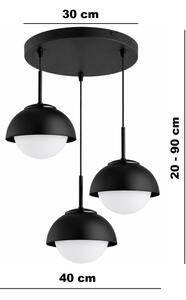 BRILAGI - Полилей на кабел COSMO 3xE27/60W/230V черен