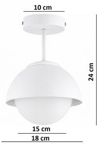 BRILAGI - Плафониера COSMO 1xE27/60W/230V бял/златист