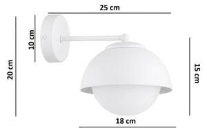 BRILAGI - Настенна лампа COSMO 1xE27/60W/230V бяла/златна