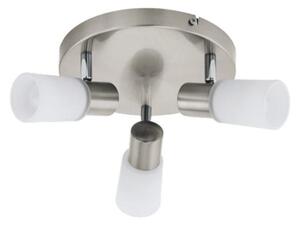 Eglo 55428 - LED точково осветително тяло 3xE14/4W/230V, Ø 21 см, матов хром
