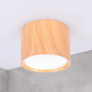 BRILAGI - Точково осветително тяло SMOOTH 1xGX53/15W/230V 60x82 mm декор дъб