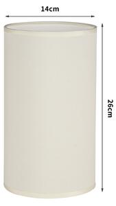 Brilagi - Абажур за настолна лампа TABLON E27 Ø 14 см, кремав
