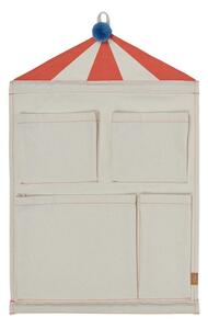Кремав текстилен висящ органайзер 40x1x60 cm Circus – OYOY Mini