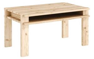 Масичка за кафе от масивен бор в светло естествен цвят 50x80 cm Tuck – Karup