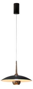 MAXLIGHT P0676 - LED полилей на кабел MANUKA LED/12W/230V Ø 28 см златист/черен