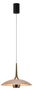 MAXLIGHT P0674 - LED полилей на кабел MANUKA LED/12W/230V Ø 28 см златист/бежов