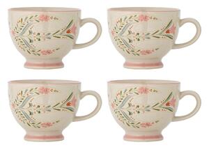 Бели керамични чаши в комплект 4 бр. 400 ml Rosalynde – Bloomingville