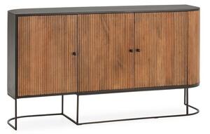 Скрин от масивно манго в естествен цвят 165x90x40 cm Curve – MOME