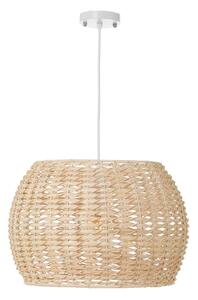 Таванна лампа от ратан в естествен цвят с абажур от ратан ø 35 cm Natural Way - Casa Selección
