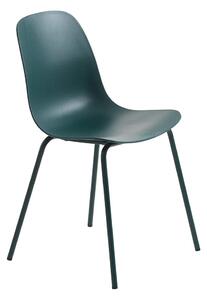Тюркоазен пластмасов стол за хранене Whitby - Unique Furniture