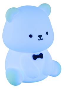 Globo 2870 - LED RGBW Регулируема акумулаторна детска нощна лампа TEDDY LED/1W/5V 1200 mAh мече
