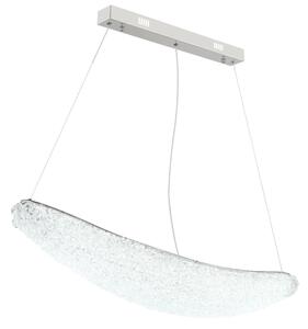 Globo 68524-40 - LED димируем полилей на кабел KRISTALLA LED/40W/230V лъскав хром+дистанционно управление