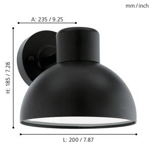 Eglo 96207 - Екстериорна Стенна лампа ENTRIMO 1xE27/60W IP44