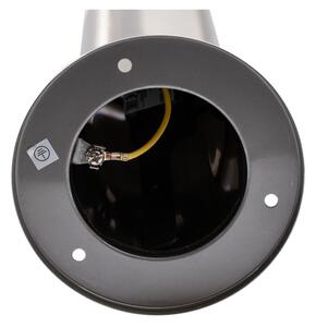 Външна лампа LIVIA 1xE27/10W/230V 45 cm IP44 сребриста