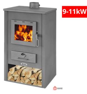 Печка на дърва Blist Padova, Антрацит 9-11kW
