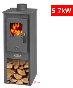 Печка на дърва Blist Berna LUX S, Антрацит 5-7kW