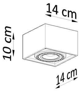 Sollux SL.0915 - Плафон QUATRO AR111 1xGU10/40W/230V бук