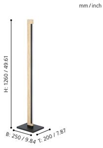 Eglo 99296 - LED Димируем лампион CAMACHO LED/22W/230V