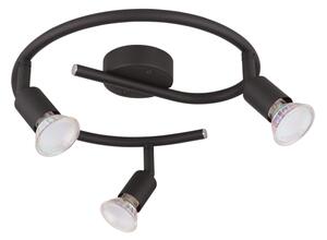 GLOBO 57382-3L - LED Спот OLIWA 3xGU10/3W/230V черен