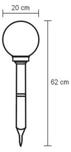 Globo 3376 - Външно LED осветление SOLAR LED/0,06W/3,2V IP44